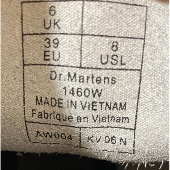 Dr. Martens Blue Combat Boots - Picture 5 of 15